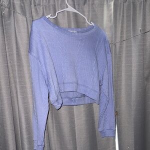Timing Blue Crew Neck Sweater